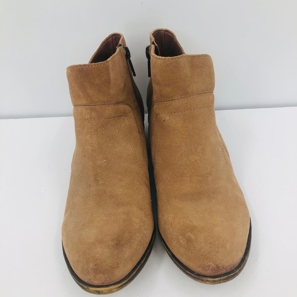 Lucky brand women’s tan suede ankle boots size 10M‎ - Picture 3 of 12